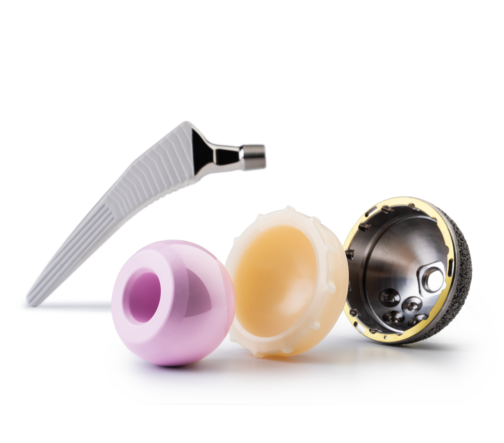 Zimmer Biomet Avenir Complete femoral stem with G7 acetabular components